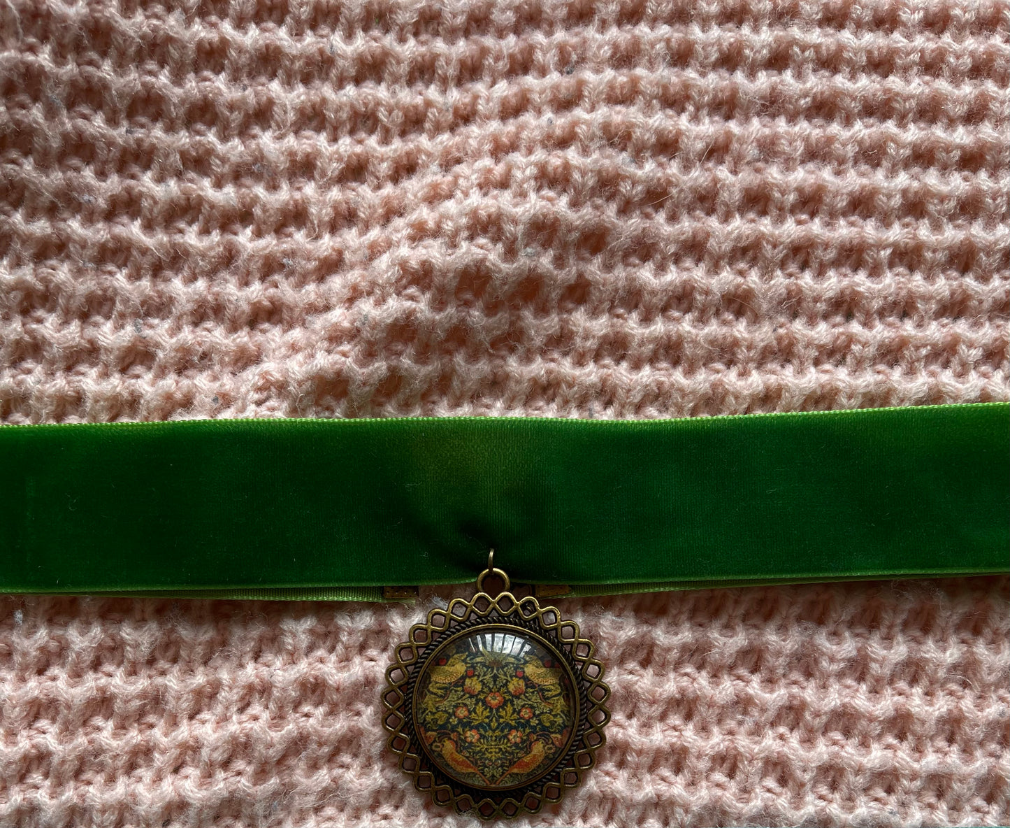 Strawberry Thief Choker