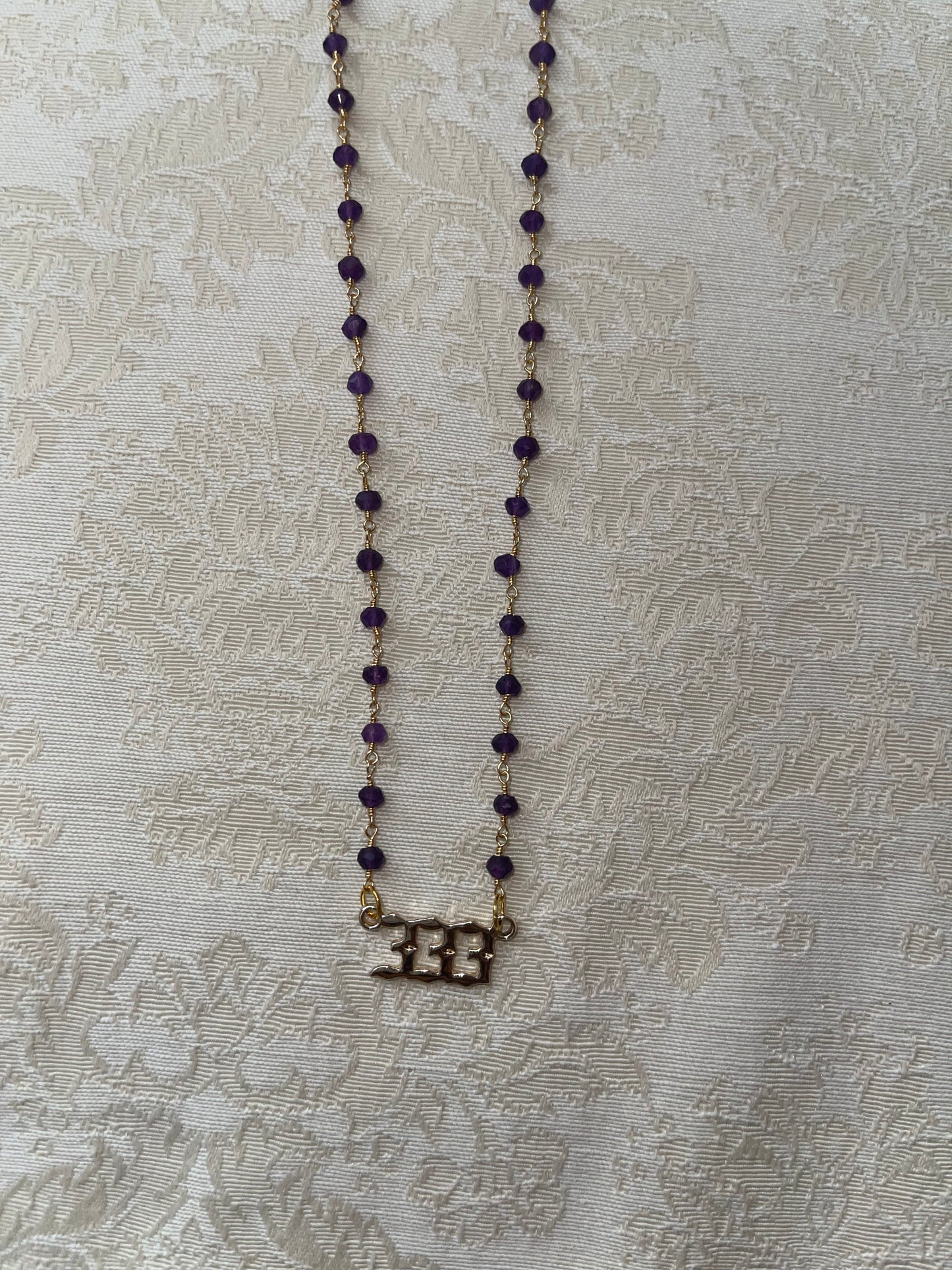 333 Rosary Necklace