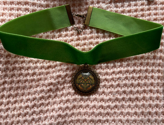 Strawberry Thief Choker